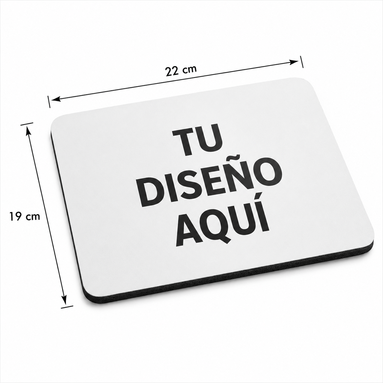 Mousepad Personalizado | 19 × 22 cm